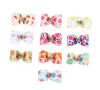 Toddmomy 10pcs Pet Dogs Cats Hair Bow Bowknot Ornaments for Home Diy Pet Grooming Decor