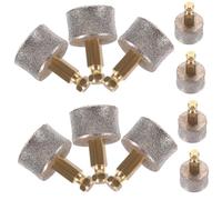 Toddmomy 10pcs Pet Nail Replacement Heads Grinding Wheel Professional Electric Nail Drill Grinding Accessory for Dogs and Cats Grooming Random Style