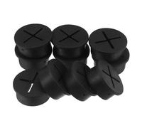 Toddmomy 10pcs Plastic Cable Hole Grommets Round Wire Organizer Covers for Desk and Furniture Easy Installation Plastic Hole Plugs for Office Home and Retail Wire Management