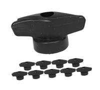 Toddmomy 10pcs Plastic Cymbal Nuts Replacement for Drums Durable Wear Percussion Parts Easy to Install and Lightweight Drum Supplies Long Life Without Deformation