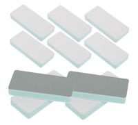 Toddmomy 10pcs Polishing Sanding Pads Sponge Media for Jewelry Beads Rock Grinding Rectangular Dual-sided Buffing Blocks Fine Polishing Tool for Crystal Shells
