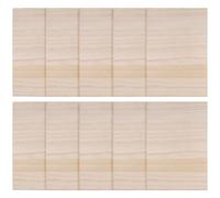 Toddmomy 10pcs Portable Paulownia Wood Punching Boards for Taekwondo and Karate Training Tool Practicing Breaking Convenient and Sturdy Martial Arts Equipment