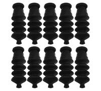 Toddmomy 10pcs RC Boat Model Pushrod Cover, Accordion Bellows Boot Waterproof, Control Rod Grommet Seal for RC Boat Model Protection 5mm Hole