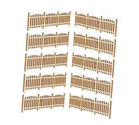 Toddmomy 10Pcs Scale Dollhouse Garden Accessories for DIY Crafts Realistic Scene Decoration for Miniature Landscapes