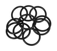 Toddmomy 10pcs Sealing Rubber Ring Epdm O-type Singing Bowl Parts Sound Bowl Ring Replacement Rubber for Cushion Decor Gasket