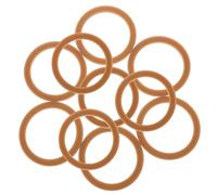 Toddmomy 10pcs Silicone Sealing Ring for Bottle Lid Pack Silicone Gasket Seal Ring for Water Bottle Sealer Gasket Replacement and Leak Supplies