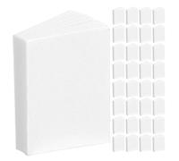 Toddmomy 120pcs Miniature White Book: Dollhouse Book Models - Opening Tiny Blank Notebook Toy for Dollhouse Bookshelf Furniture Decoration