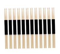 Toddmomy 12Pairs Maple Drumsticks for Lightweight Durable Percussion Instrument for Jazz Rock Drumming Balanced for Speed and Accuracy