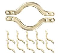 Toddmomy 12Pcs Billiard Table Corner Caps with Metal Brackets Pool Table Accessories Kit Snooker Replacement Parts for Adult Leisure Game Room