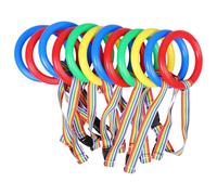 Toddmomy 12pcs Child Leashes for Toddlers Group - Safety Walking Rope with Reinforced Handles - Colorful Anti Lost Traction Strap for Daycare, Preschool, Teachers Use