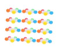 Toddmomy 12pcs Colorful Wrist Bells Bracelets Jingle Rhythm Instruments for Fun and Learning for Parties Festivals and Holiday Celebrations Random Color