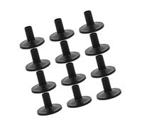 Toddmomy 12pcs Cymbal Sleeves for Drum Plastic and Felt Material Replacement Parts for Drummers for High-intensity Practice and Performances