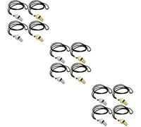 Toddmomy 12pcs Emergency Whistle Loud Safety Whistles for Hiking Survival Outdoor Activities Design with Pendant for Referees Trainers Campers