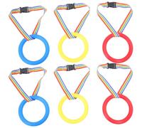 Toddmomy 12pcs Lost Leash for Toddlers Detachable Plastic Round Handles Multi-Person Walking Rope for Kindergarten Outdoor Safety Classroom Transition Rope