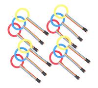 Toddmomy 12pcs Lost Leash Walking Rope for Preschool Boys and Girls Detachable Plastic Ring Handles for Outdoor Transition Rope and Bus Duty