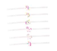 Toddmomy 12Pcs Luminous Unicorn Wristbands for Cartoon Glow Flash Bangles Party Favors for Boys and Unique Design for Birthday Celebrations