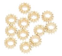 Toddmomy 12pcs Metal Guitar Tuner Gears, 1:14 Ratio Hexagonal Hole Pegs, Replacement Tuning Machine Parts for Classical Guitar, Easy Control, British Market