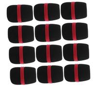 Toddmomy 12PCS Microphone Sponge Covers Noise Cancelling Windscreen Protector for Interviews Singing and Public Speaking Mic Wind Covers for Clean Audio Experience