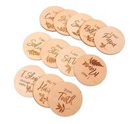 Toddmomy 12pcs Monthly Milestone Cards Newborn Photography Props Creative Design for Capturing Growth for Social Media Keepsakes Safe Edges