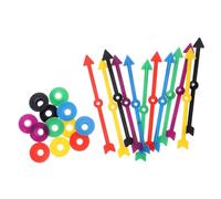 Toddmomy 12pcs Plastic Arrow Game Pointers for Board Games Lightweight Compact Turntable Replacement for Events Entertainment