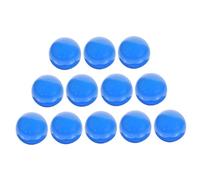Toddmomy 12Pcs Plastic Seamless Lottery Balls Hollow Raffle Drawing Balls for Party Games Outdoor Entertainment Blue Material