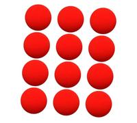 Toddmomy 12pcs Red Sponge Balls Trick Props for Stage Performance Interactive Magician Supplies Soft and Conjuring Balls for Parties and Close Range