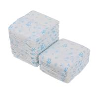 Toddmomy 12pcs Ultra Absorbent Reusable Dog Diapers for Male Dogs Washable Pet Nappies Comfortable Fit for All for and Sanitary Needs