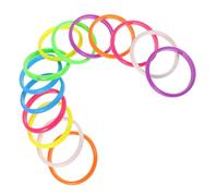Toddmomy 14pcs Neon Colorful Plastic Wristbands for Women Prom Party Acrylic Bracelets in Candy Colors Rose Red Fruit Green Orange Yellow Lake Blue White Purple for Rave Birthday and Casual