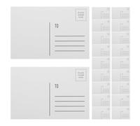Toddmomy 150pcs Blank Postcards for Mailing 4x6 Inch Paper Cardstock | Smooth White Surface, Thin Envelope Fit, No Warping or Bleeding, for Art Projects and Travel Use