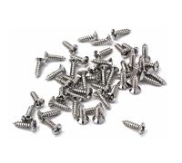 Toddmomy 150pcs Guitar Backplate Screws Electric Guitar Guard Plate Hardware Metal Anti-rust Easy to Install Fixing Accessories Each 50pcs