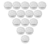 Toddmomy 15pcs Dog Scent Training Jars with Butterfly Holes, Aluminium Nosework Boxes for Scent Detection, Nose Training Equipment for Dogs Indoor and Outdoor Use