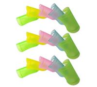 Toddmomy 15pcs Plastic Flute Protectors for Bamboo Flute Film Covers Wear-resistant Abs Protective Covers with High Appearance and Fresh Light-colored Style Color Color