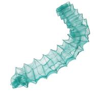 Toddmomy 16-section Shrimp Trap Fishing Net Cage 2.5m Long Mesh Trap for Crawfish Crab Lobster Outdoor Cast Net Suitable for Recreational Fishing and Aquaculture