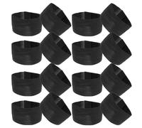 Toddmomy 16pcs Black Funeral Arm Band Elastic Polyester Material for Comfortable Fit and Quick Secure or Remove, Adjustable Captain Armband Suitable for Sport Events and Religious Venues