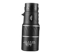 Toddmomy 16X52 Monocular Telescope with Magnification 16X, Humanized Design, Sturdy Plastic Body, for Hunting and Hiking, Black Night Vision Viewing Telescope for Outdoor Activities