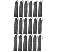 Toddmomy 18pcs Hanging Bird Feeder Mesh Pouch Polyester Bird Seed Storage Bag for Garden