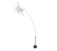 Toddmomy 1pc Cat Teaser Toys Creative Kitten Interactive Toy Teaser Wands Feather Pendant for Pet Cats Exercise and Mood Relief