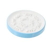 Toddmomy 1pc Ceramic Slow Feeding Bowl for Dogs and Cats Choke Pet Dish Fish Bone Pattern for Small Easy to Clean Obesity Risk Tableware