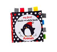 Toddmomy 1PC Cloth Book for Boy Girl Early Educational Chewing Wear Resistant Visual Stimulation Book Animal Cognition Learning