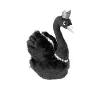Toddmomy 1Pc Creative Black Swan Plush Doll Cute Decorative for Birthdays Sofas and High Elastic Filling Design Random Color