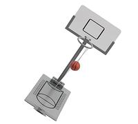 Toddmomy 1pc Desktop Mini Basketball Decompression Game Foldable Design Compact Lightweight Fun Indoor Activity for Office or Home Use Sturdy Metal Structure Elastic Ball