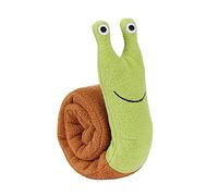 Toddmomy 1pc Dog Teeth Grinding Toy Snail Shape Pet Food Dispenser Chew Toy for Puppies Slow Feeder Fun Engaging Teething Brown Colors