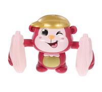 Toddmomy 1PC Electric Tumbling Monkey Funny with Dance and Music for Interactive Cartoon Design Pink and Purple Safe Edges Random Color