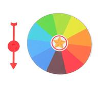Toddmomy 1Pc Hanging Draw Wheel Prize Wheel Game Prop for Parties Easy Wall Mounted Design for Raffles and Celebrations Fun Spin Game Accessory
