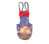 Toddmomy 1pc Pet Parrot Diaper Chinese Style Lightweight Easy Wear Flying Costume for Birds Convenient Design for Travel and Cage Use Patterns for Added Cuteness