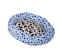 Toddmomy 1Pc Plush Dog Bed Thickened Round Pet Cushion Washable Fluffy Cat Nest Cozy Sleeping Cushion for Dogs and Cats for Winter Warmth and Comfort