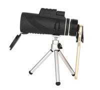 Toddmomy 1pc Portable High-definition Monocular Telescope with Tripod and Phone Mount for Bird Watching Sports Events and Outdoor Adventures