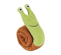 Toddmomy 1pc Snail Shaped Dog Teething Toy Interactive Slow Feeder Puzzle for Dogs Green Brown for Mental and for Teething Puppies