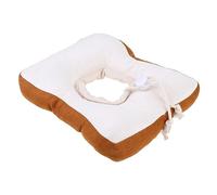Toddmomy 1pc Toast Shape Cat Bite Collar Soft Recovery Neck Collar for Cats Prevents Licking and Scratching Light Brown Pet Design