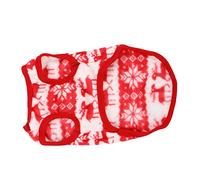 Toddmomy 1pc Warm Flannelette Dog Costume Outfit Cozy Christmas Dress for Pets for Halloween and Thanksgiving Celebrations Decorative and Comfortable Pet Apparel